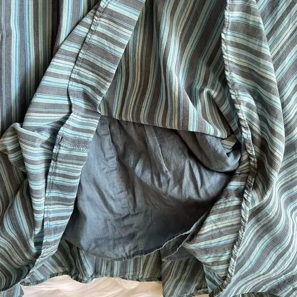 Women’s Banana Republic Green Striped Sundress Sz 0 - Picture 7 of 7